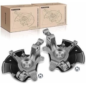 A-Premium 2x Front Steering Knuckle & Wheel Bearing Hub Assembly Compatible with Ford Edge 2011-2014, Replace # 7T4Z2K005B, 7T4Z2K004B
