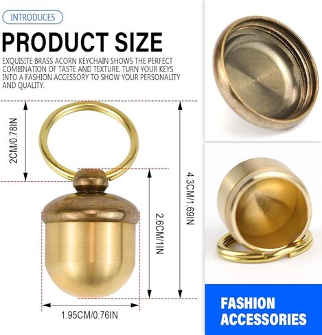 سلسلة مفاتيح على شكل زجاجة حبوب الدواء، على شكل بلوط نحاسي، زجاجات صغيرة فارغة، قلادة على شكل مفتاح، حامل علبة حبوب صغيرة، ملحقات السفر in Kuwait