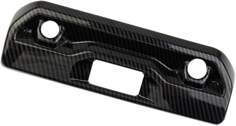 Carbon Fiber Trunk Rear Door Handle Trim Cover for 2019-2023 GMC Sierra/Chevy Silverado 1500 2500 3500HD (type 1) in Saudi Arabia
