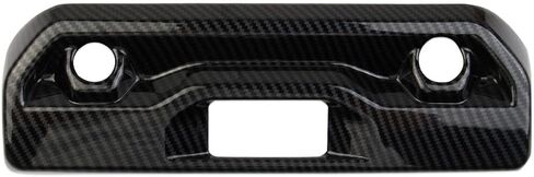 Carbon Fiber Trunk Rear Door Handle Trim Cover for 2019-2023 GMC Sierra/Chevy Silverado 1500 2500 3500HD (type 1) in Saudi Arabia