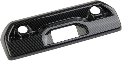 Carbon Fiber Trunk Rear Door Handle Trim Cover for 2019-2023 GMC Sierra/Chevy Silverado 1500 2500 3500HD (type 1) in Saudi Arabia