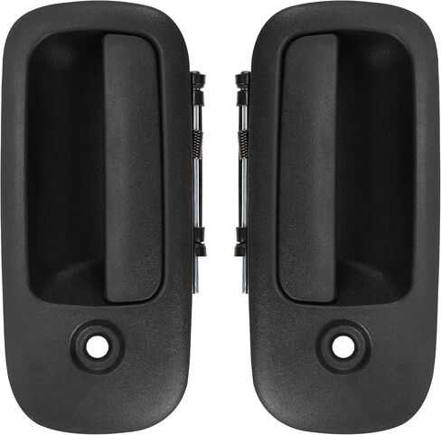 HECASA Outside Door Handle Compatible with 1996-2009 Chevrolet Chevy Express GMC Savana 1500 2500 3500 1996-1999 P30 Replacement for 25942271 25942272 Outer Exterior Van Handle Pair in Saudi Arabia
