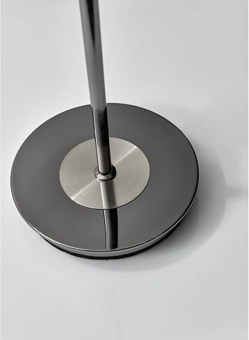 Adesso Home 5120-01 Transitional Two Light Floor Lamp from Metropolis Collection Finish, Black Nickel in Saudi Arabia