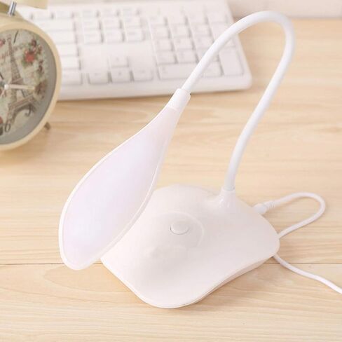 LED Table Lamp,Portable Eye-Protected Flexible Gooseneck Small Desk Lights for Dorm Study Office Bedroom-USB or 3 AA Batteries Powered -Not Include Batteries(1 Pack) in Saudi Arabia