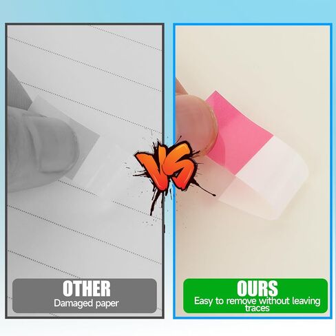 1000 Pcs Page Markers Tabs, Pop Up Index Tabs Post Colorful Book Flags Stickers Translucent Sticky Notes for Writable Page Markers Label File Annotation Supplies in Saudi Arabia