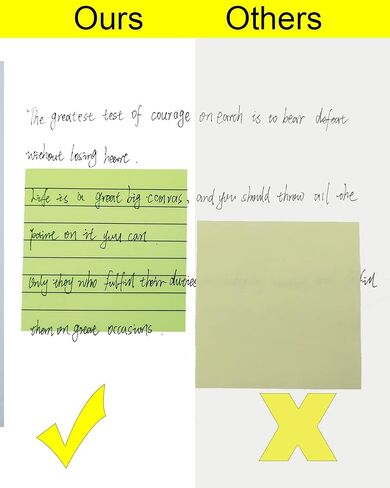 Lined Transparent Sticky Notes Pastel 200 Sheets, Clear Sticky Notes 3 x 3 Inch, Translucent Sticky Notes, Waterproof See Through Sticky Notes in Saudi Arabia