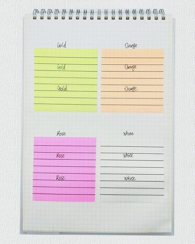 Lined Transparent Sticky Notes Pastel 200 Sheets, Clear Sticky Notes 3 x 3 Inch, Translucent Sticky Notes, Waterproof See Through Sticky Notes in Saudi Arabia
