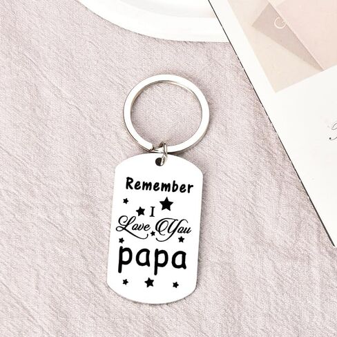 Papa Gifts Keychain for Grandpa Christmas Gifts for Men Grandfather Birthday Gifts for Grand Dad Fathers Day Gift Ideas Birthday Christmas Presents for Papaw Key Chain for Papa Stocking Stuffers in Saudi Arabia