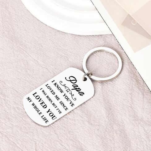 Papa Gifts Keychain for Grandpa Christmas Gifts for Men Grandfather Birthday Gifts for Grand Dad Fathers Day Gift Ideas Birthday Christmas Presents for Papaw Key Chain for Papa Stocking Stuffers in Saudi Arabia