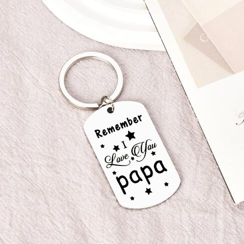 Papa Gifts Keychain for Grandpa Christmas Gifts for Men Grandfather Birthday Gifts for Grand Dad Fathers Day Gift Ideas Birthday Christmas Presents for Papaw Key Chain for Papa Stocking Stuffers in Saudi Arabia