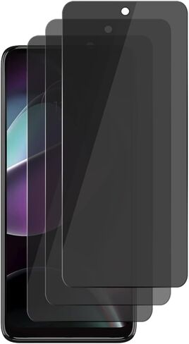 (3 عبوات) لهاتف Motorola Moto G 5G 2024/2023 / 2022 واقي شاشة للخصوصية مضاد للتجسس زجاج مقسى خاص، 2.5D، مضاد للخدش in Saudi Arabia
