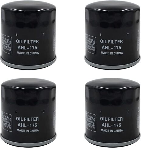 AHL 175 Oil Filter for Indian Chief Classic 2014-2018,Chief Dark Horse 2016-2019,Chief Vintage 2015-2019,Chieftain Classic 2018-2019,Chieftain 2014 2015 2016 2017 2018(1Pack) in Saudi Arabia