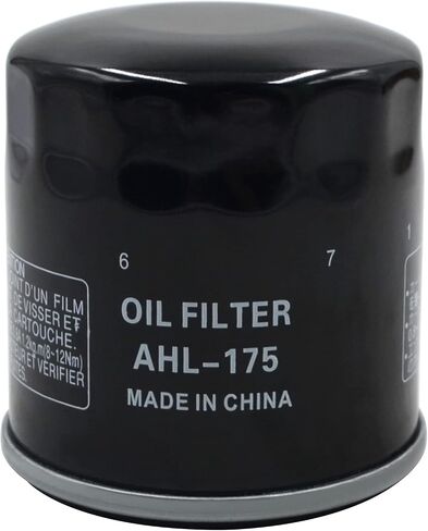 AHL 175 Oil Filter for Indian Chief Classic 2014-2018,Chief Dark Horse 2016-2019,Chief Vintage 2015-2019,Chieftain Classic 2018-2019,Chieftain 2014 2015 2016 2017 2018(1Pack) in Saudi Arabia