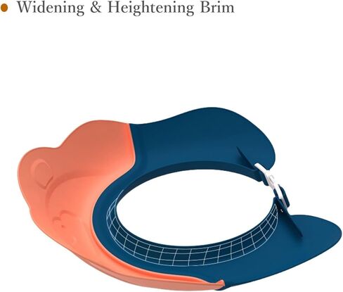 قبعة استحمام للأطفال، قناع حمام للأطفال الصغار، قبعة حماية للشامبو - حماية ناعمة قابلة للتعديل لغسل الشعر، قبعة درع الحمام، حماية رأس العينين والأذنين للأطفال والرضع والأطفال in Kuwait