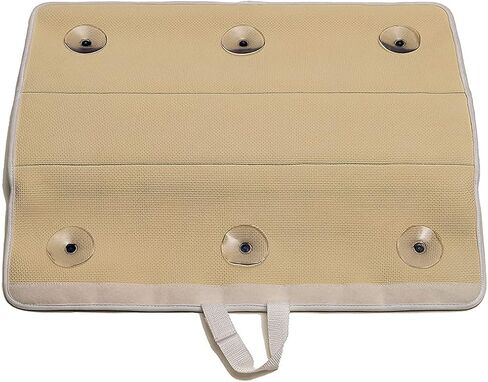 Bath Kneeler and Elbow Rest - Premium - Extra Wide, Extra Thick, One-Piece Pads - for Baby and Pet Baths (Seafoam) in Saudi Arabia