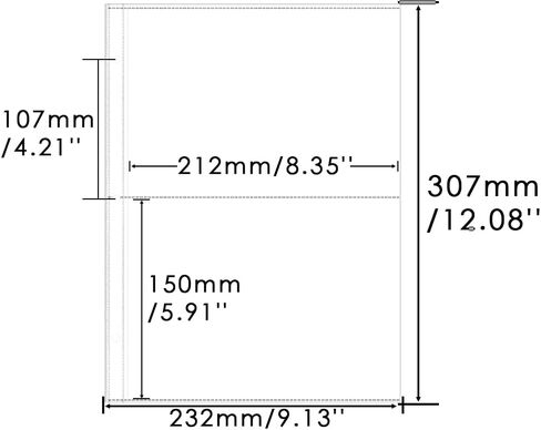 40 Sheets Sheet Protector Clear Page Protectors A4 Paper Protector Sheets for 3-Ring Binder Plastic Paper Sheet Protectors 2 Pockets Per Page for Organizer Documents in Saudi Arabia