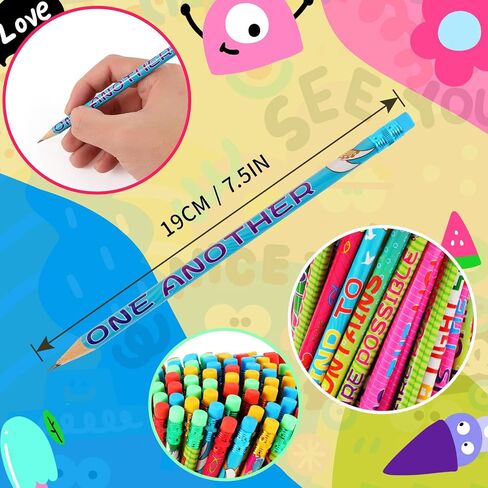 Kolewo4ever 200 Pieces Bible Verses Pencils Religious Pencils Christian Pencils with Inspirational Scripture for Students Teacher Classroom Religious School Supplies,20 styles (200) in Saudi Arabia