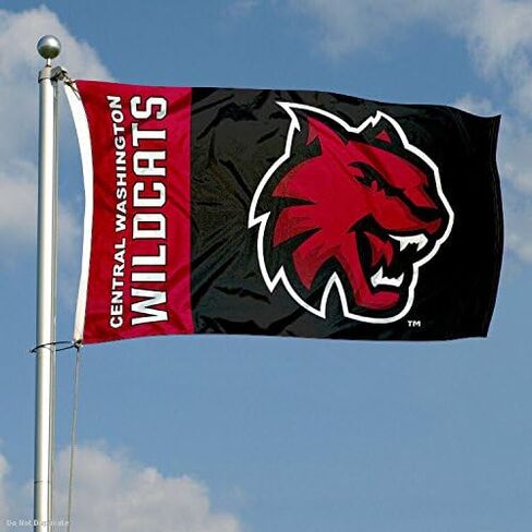 Central Washington Wildcats Flag in Saudi Arabia