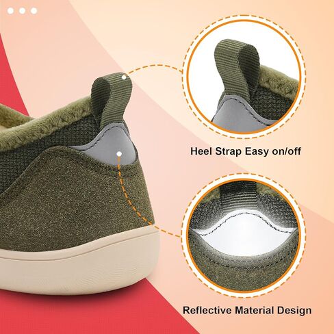 LeIsfIt Mens Slippers Wide House Shoes Adjustable Diabetic Shoes Arthritis Swollen House Slippers Indoor Outdoor Slippers in Kuwait