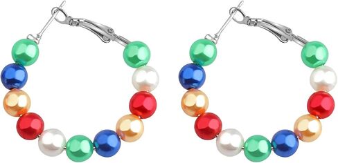 OES Jewelry OES Five Colors Earring OES Sorority Jewelry Sorority Gifts in Saudi Arabia