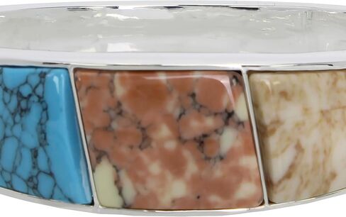 Robert Lee Morris Soho Womens Mixed Stone Oval Link Bracelet in Saudi Arabia