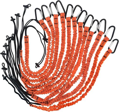 6pack Safety Tool Lanyard, Fall Protection Safety Tool Lanyard Retractable with Buckle for Scaffold Tools,Construction, Carpentry, Roofing, Hand Tool Lanyards in Saudi Arabia