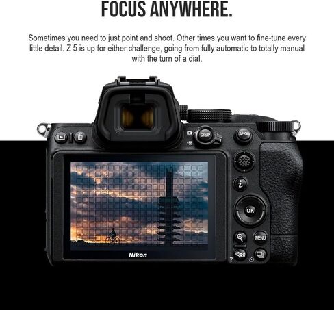 مجموعة هيكل كاميرا Nikon Z 5 بدون مرآة بصيغة FX مع عدسة Nikon NIKKOR Z مقاس 24-70 مم f/4 S (عنصران) in Saudi Arabia