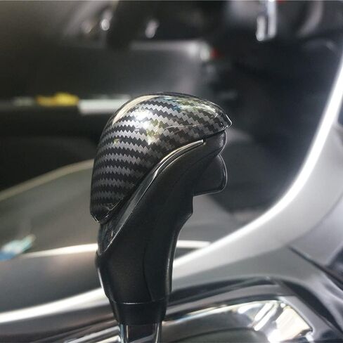 New Sport Red Carbon Fiber Style Interior Gear Shift Knob Trim Fit for Honda Accord 9th Gen 2013-2017 (Carbon Fiber Style) in Saudi Arabia
