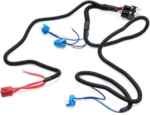 NSLUMO HB5 9007 Led Headlight Wiring Harness for 1993-2004 Ford Explorer Mustang 14AWG Heavy Duty Relay Harness Kit for 1998-2002 Lincoln Navigator 9007 Headlight Booster in Saudi Arabia
