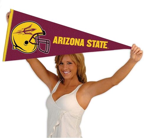 Arizona State Sun Devils Football Helmet Pennant in Saudi Arabia