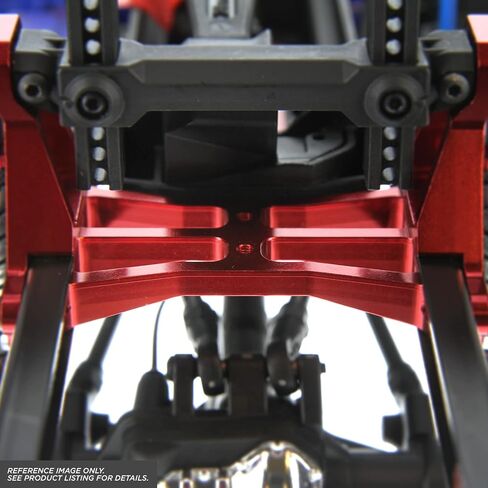 Atomik Alloy Chassis Crossmember - RC Car Replacement for Traxxas TRX-4 Models - Hardened Billet 6061 Aluminum, Chassis Upgrade Part 8239 - Black in Saudi Arabia