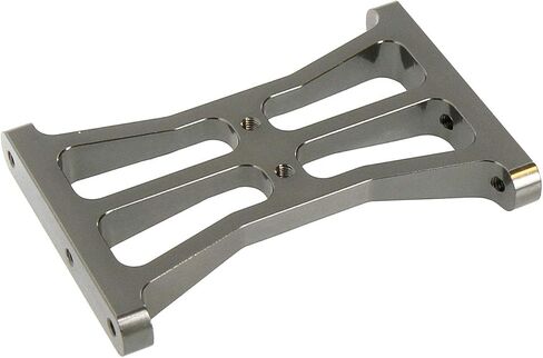 Atomik Alloy Chassis Crossmember - RC Car Replacement for Traxxas TRX-4 Models - Hardened Billet 6061 Aluminum, Chassis Upgrade Part 8239 - Black in Saudi Arabia