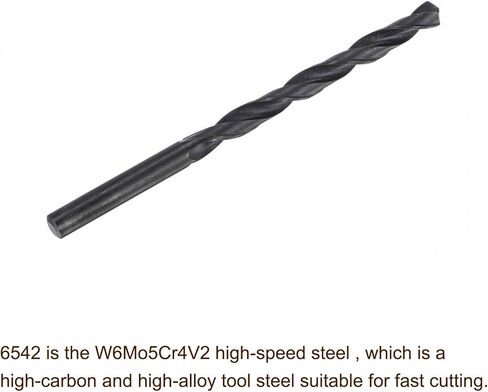 uxcell 6542 High Speed Steel Straight Shank Twist Jobber Drill Bit, Fully Ground Black Oxide Drill Bits 9.3mm Drill Diameter 125mm Total Length 1 Pcs in Saudi Arabia