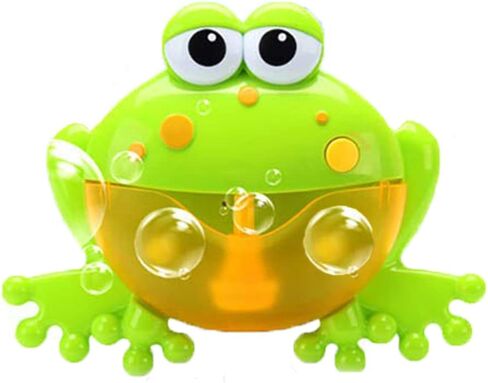 Frog Bubble Maker for Bath, Foam Blower Bubbling Making Machine, Nursery Rhyme Musical Bathtub Toy for Baby Kids Happy Tub Time in Saudi Arabia