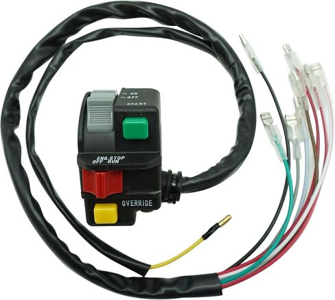 M MATI Left Handlebar Start Stop Override Headlight Switch for Polaris ATV Sport 400L 1996-1998 Trail Blazer 250 1996-1998 4110192 in Saudi Arabia