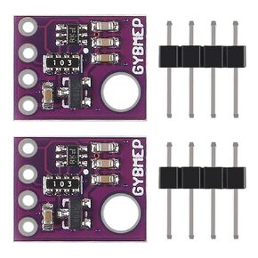 2pcs BME280 5V Temperature Humidity Sensor Atmospheric Barometric Pressure Board IIC I2C Breakout Compatible with BMP280