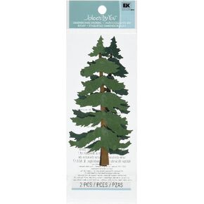 Jolee's By You Dimensional Sticker, Pine Trees
