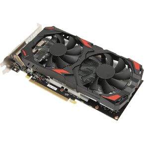 VBESTLIFE RX 580 Graphics Card, 8GB GDDR5 256Bit Gaming Graphics Card, PCI Express 3.0x16, 3 DisplayPort DVI, Dual Air Cooling PC Video Cards, 4K Displays Support