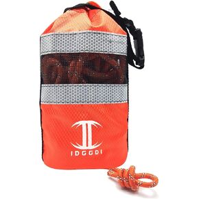 Throw Bag for Water Rescue with 70ft Reflective Throwable Rope, Floating Rescue Ropes for Kayaking, Whitewater Boating, Ice Fishing, Rafting, Swimming, Boating Equipment