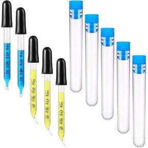 5 Pcs 1 ml Glass Eye Dropper, Medicine Dropper, Pipettes Dropper, Ear Eye Dropper Syringe Tool for Essential Oils, Feeding, Ear, Lab, Health Care(Bent and Straight Tips) in Saudi Arabia