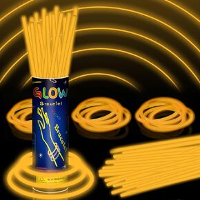 150 Pack 8' White Glow Sticks Bracelet Necklaces Bulk with 150 Connectors Neon Glow In The Dark Party Favors for Holiday Birthday Party Decoration