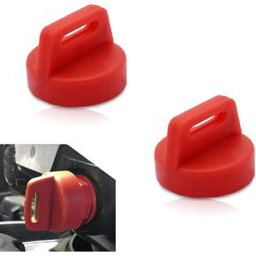 2 PCS Car Ignition Switch Key Protective Cover, Flexible Silicone Key Dust Cap, Close Fit Easy to Identify Decoration Replacement 431964 5433534, Compatible with Polaris Sportsman ATV (Black)