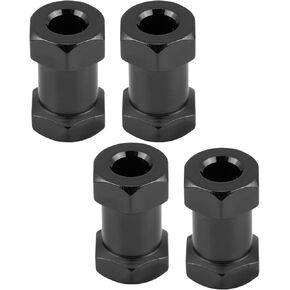 Haofy 12Mm Hex Adapter Rc, 12Mm Spacers, 4Pcs 12Mm Rc Hex Wheel Hub Metal Adapter for D90 Ax10 Cc01 Scx10 F350 Rc Remote Control Crawler (20MM)