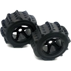Sand Wheel Tire Set (2PCS) for 1/5 BAJA 5B 5T 5SC 190x90mm Hub Adapter Hexagon 24mm RC Wheels