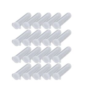 Heyiarbeit 300Pcs 4ML Plastic Microcentrifuge Tubes Plastic Test Vials with Lids Sample Small Bottle Vial Storage for Lab