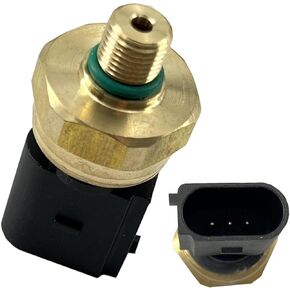06E906051K,Fuel Injection Pressure Sensor Compatible with A3,A4,A5,A6,A7,A8,Q5,Q7,R8,RS4,RS5,S3,S4,S5,2008-2017 S5,2007-2011 S6,S8,TT,Eos,Golf,GTI,Jetta,Passat 06E906051E,06E906051J