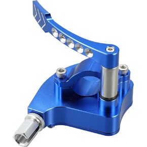 X AUTOHAUX 7/8 Inches Universal Thumb Throttle Assembly for Yamaha Banshee 350 Blaster 200 YFZ450 Warrior 350 Metal Red