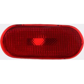 Rear Right Passenger Side Bumper Reflector Corner Signal Side Marker Light Lamp Replacement For 1998-2005 Volkswagen Beetle Red Lens VW2861101 1C0945074B