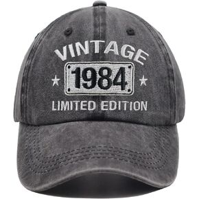 Vintage 1984 1983 1982 1981 1980 1979 1978 1977 1976 1975 Limited Edition Adjustable Embroidered Baseball Cap