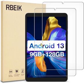 [2PACK 9H Hardness Anti-Scratch Bubble-Free Easy-Install Screen Protector Tempered Glass for Doogee T20 Mini 8.4" Tablet